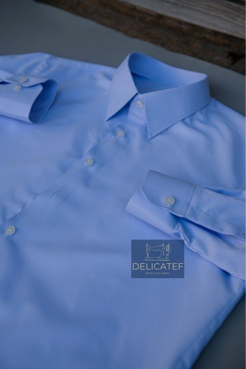  [CHỐNG NHĂN] Sơ Mi Business cổ classic đơn giản 002 