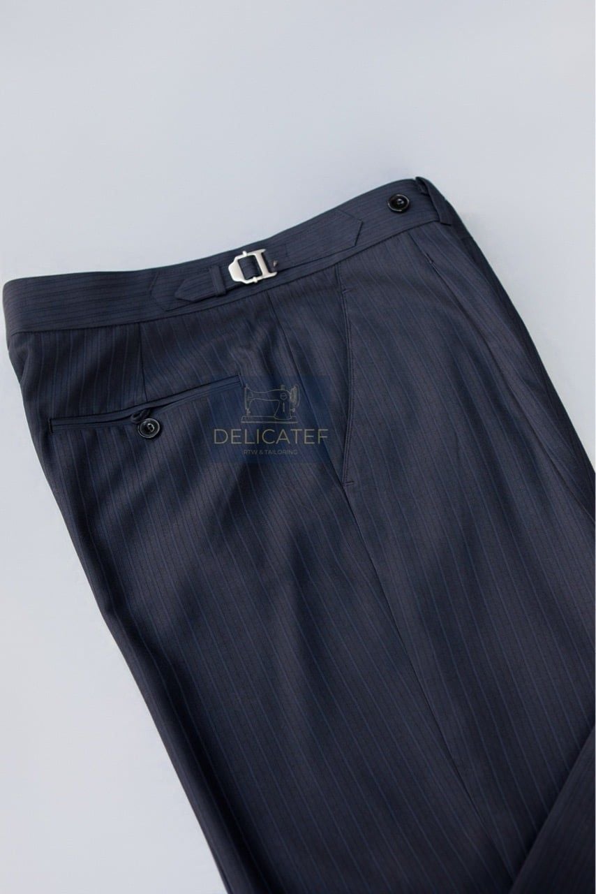  Quần Navy Shadow Stripe Sidetab 