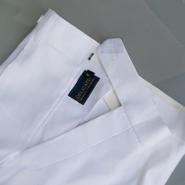  Quần Sidetab màu Trắng OffWhite  | Premium Sidetab trouser Off White color 
