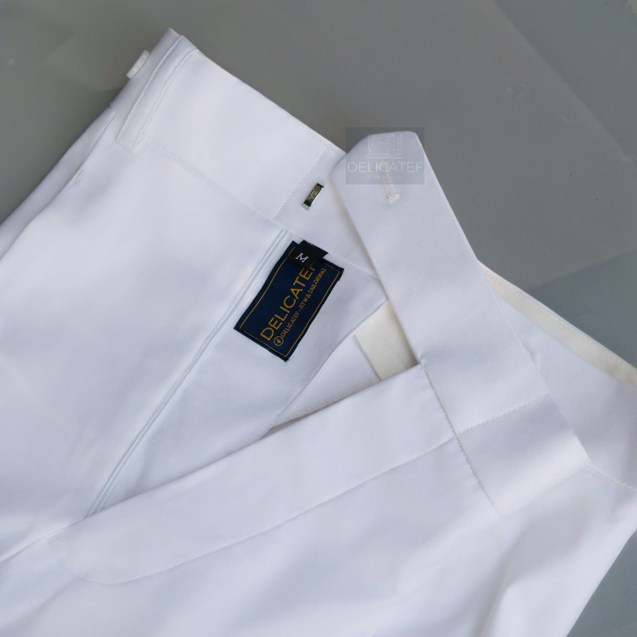  Quần Sidetab màu Trắng OffWhite  | Premium Sidetab trouser Off White color 