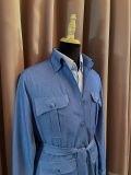  Denim Chambray Safari Jacket / Tailoring Lines 