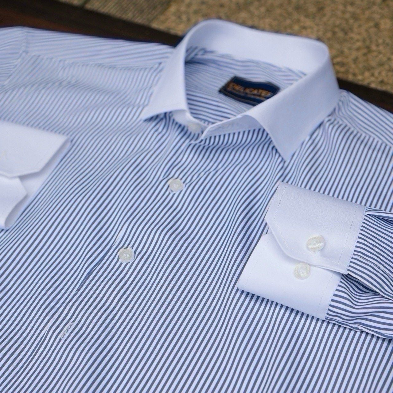  [Chống Nhăn] Sơ Mi Winchester kẻ xanh đậm 