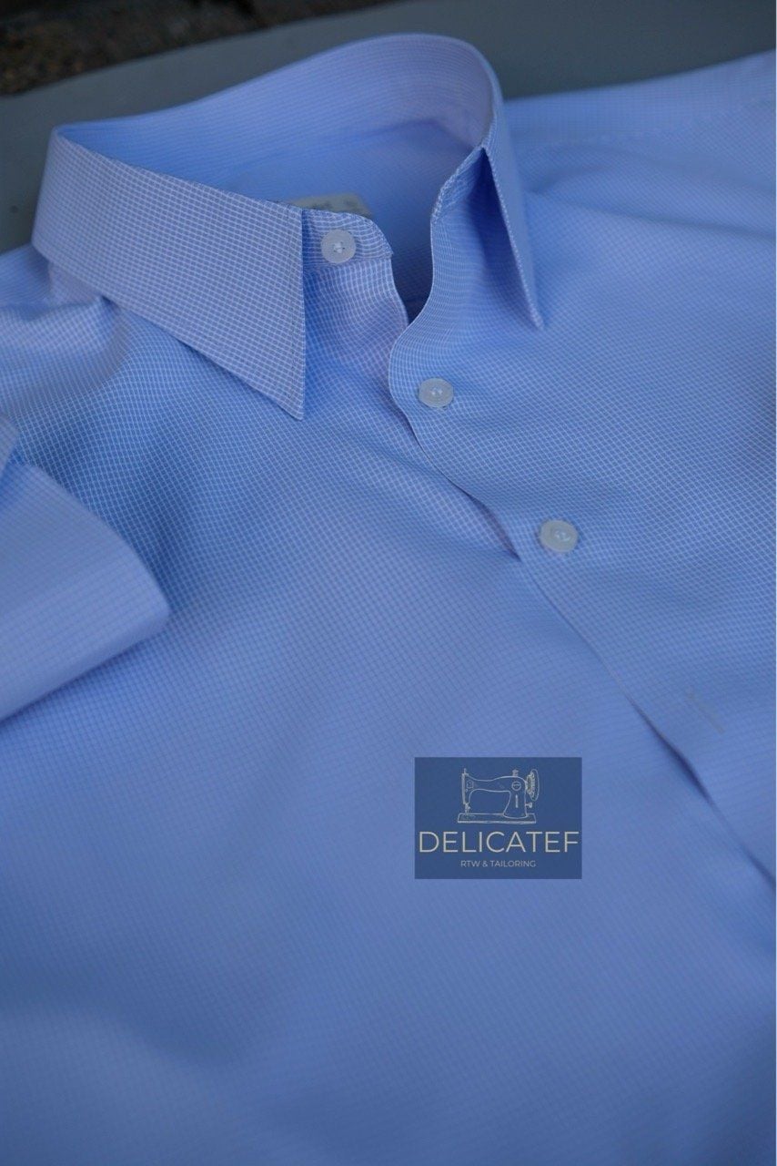  [CHỐNG NHĂN] Sơ Mi Business cổ classic đơn giản 002 