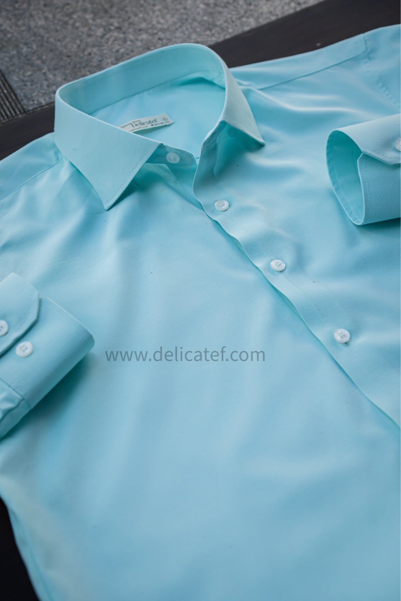  Mint Ease Shirt - Sơ Mi Cotton xanh Mint 