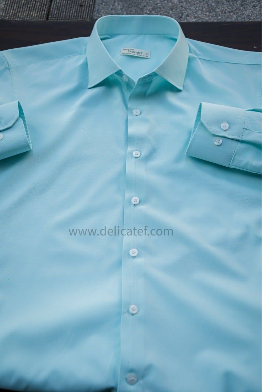  Mint Ease Shirt - Sơ Mi Cotton xanh Mint 