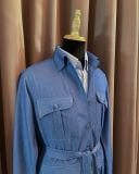  Denim Chambray Safari Jacket / Tailoring Lines 
