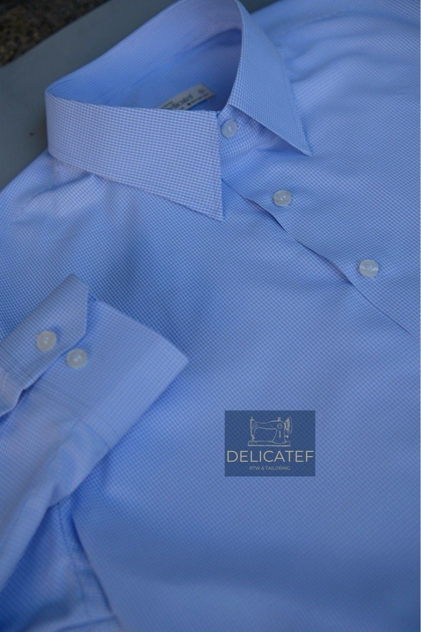  [CHỐNG NHĂN] Sơ Mi Business cổ classic đơn giản 002 