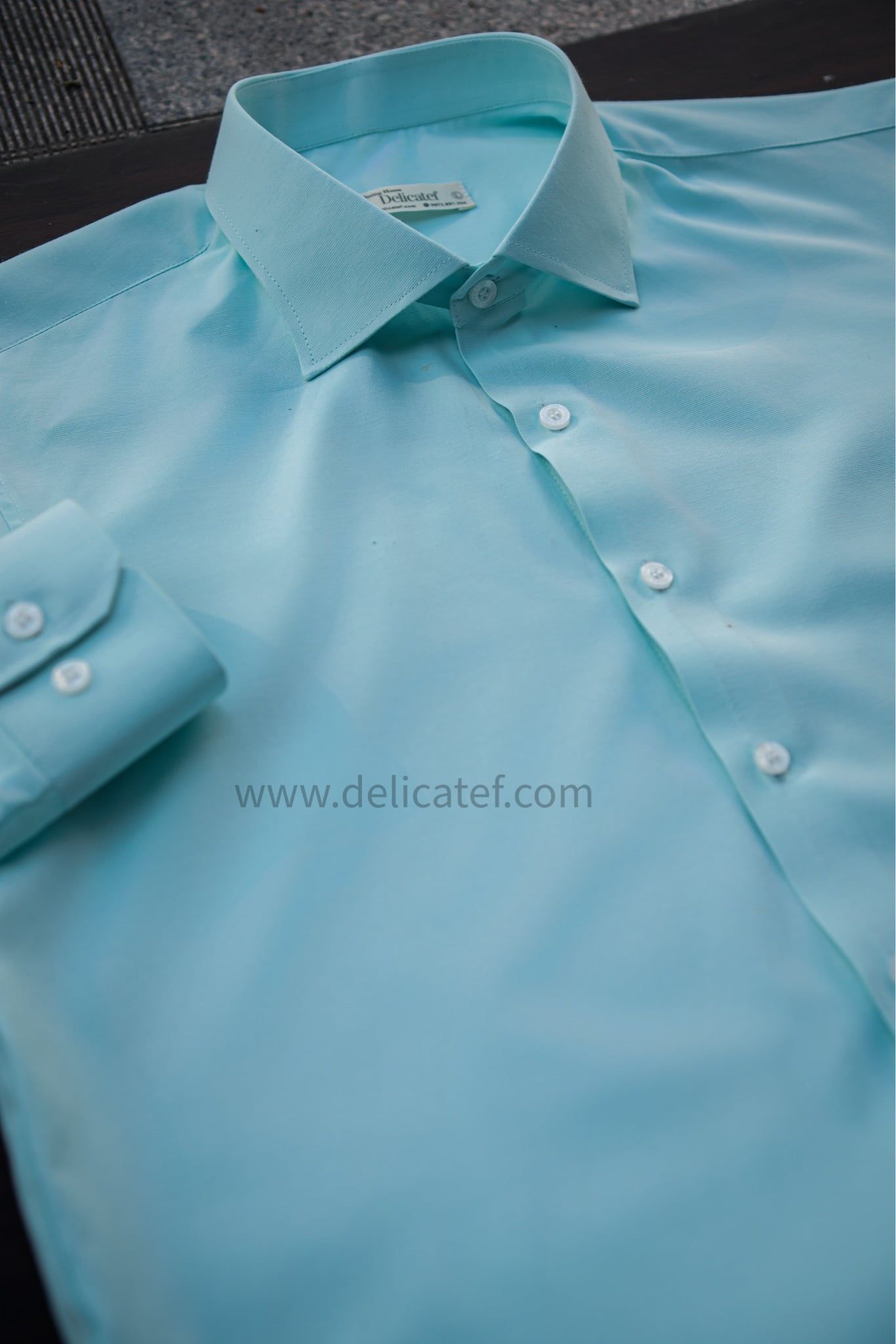  Mint Ease Shirt - Sơ Mi Cotton xanh Mint 