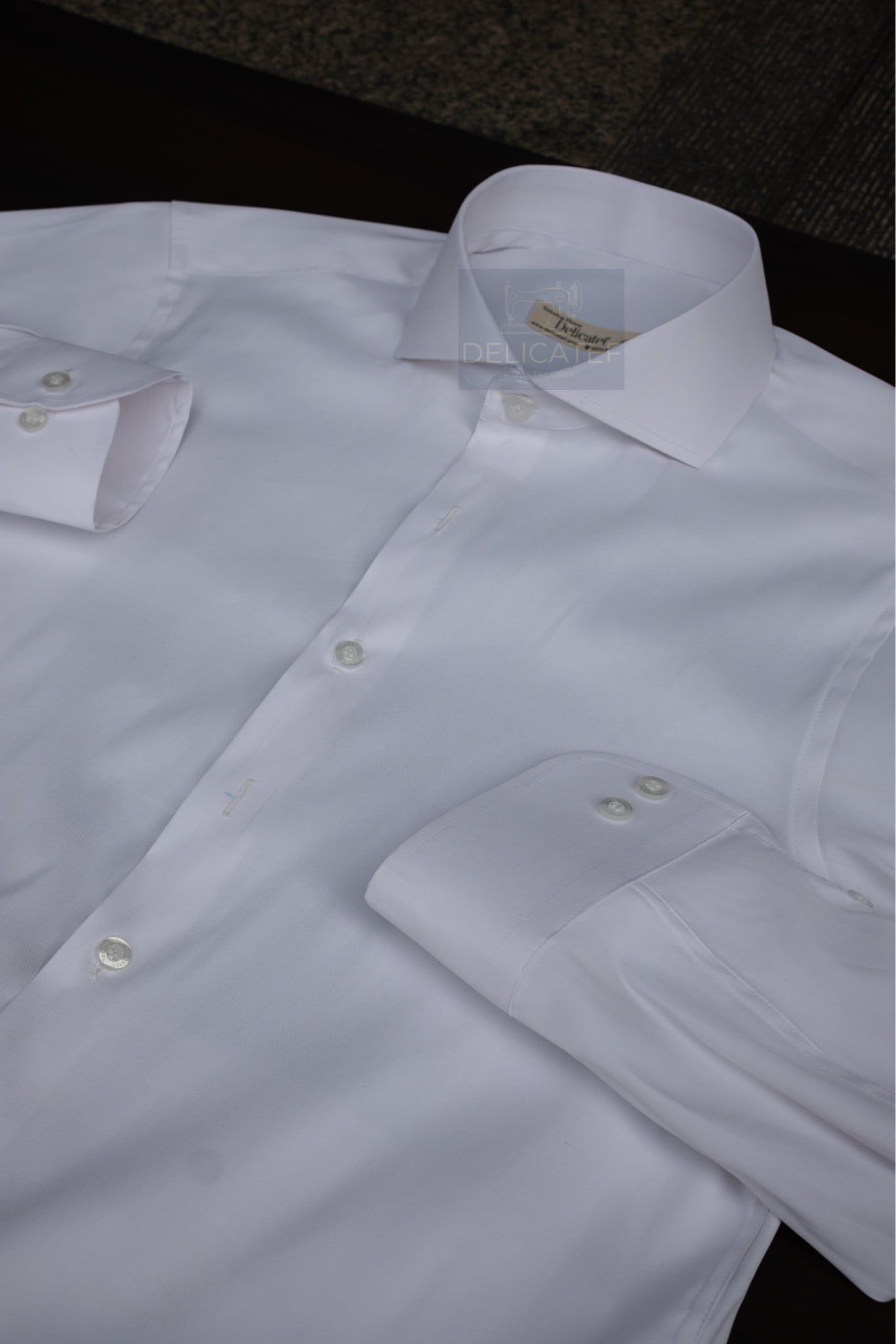  NON IRON | WHITE SHIRT CỔ ÁO CUT AWAY VÁT SÂU 