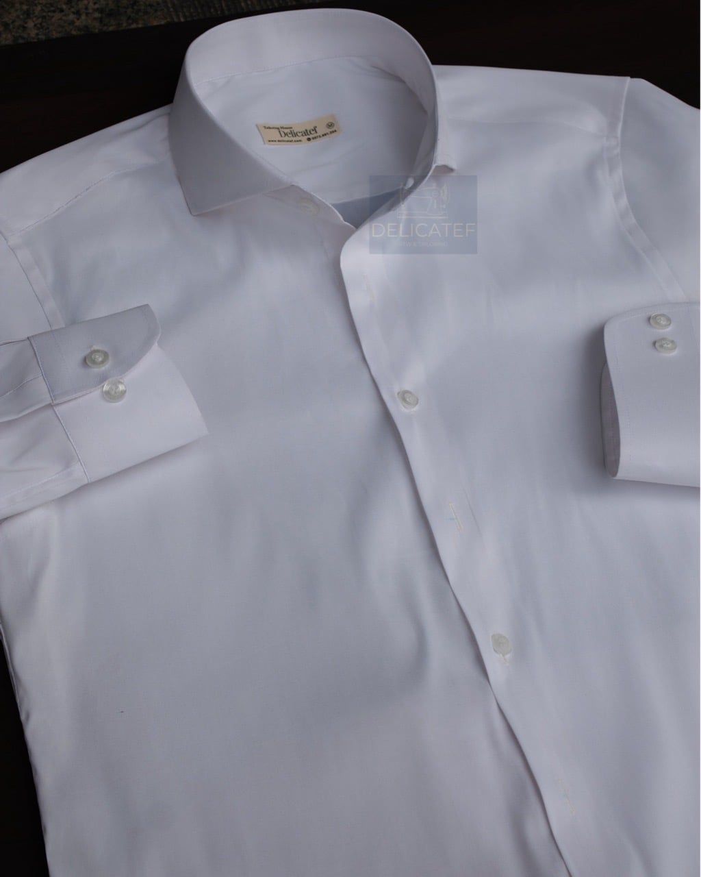  NON IRON | WHITE SHIRT CỔ ÁO CUT AWAY VÁT SÂU 