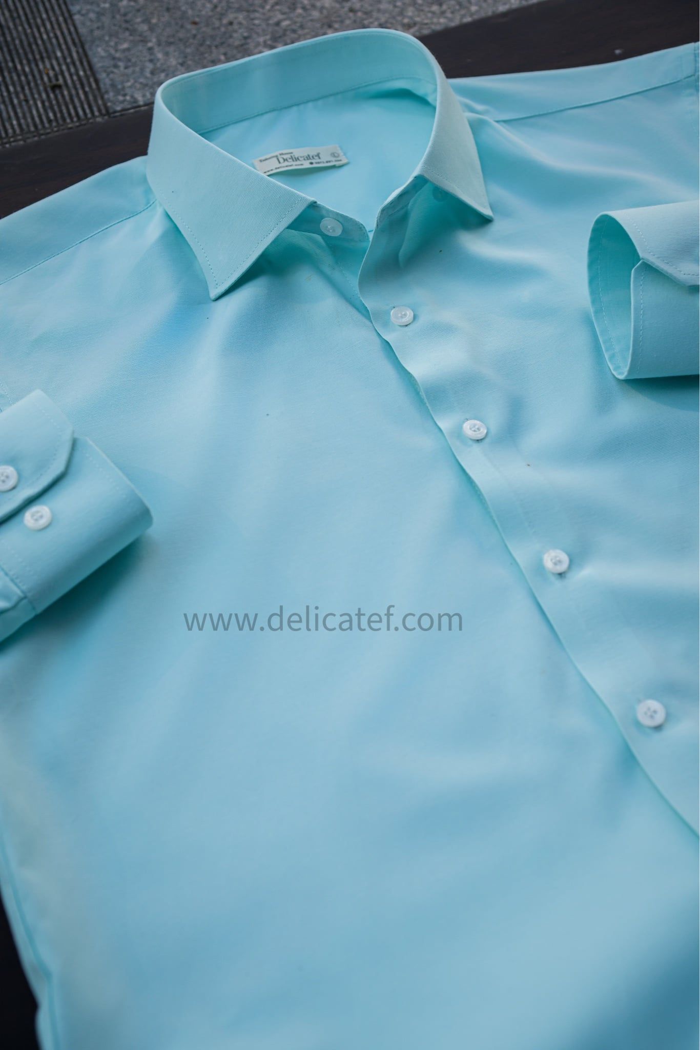  Mint Ease Shirt - Sơ Mi Cotton xanh Mint 