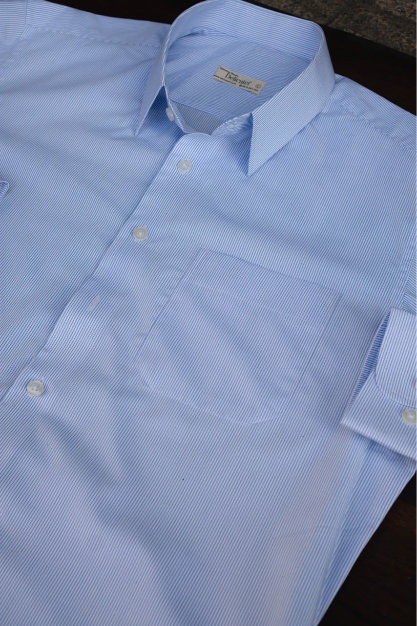  Premium Skyline Micro-Stripe  Shirt 