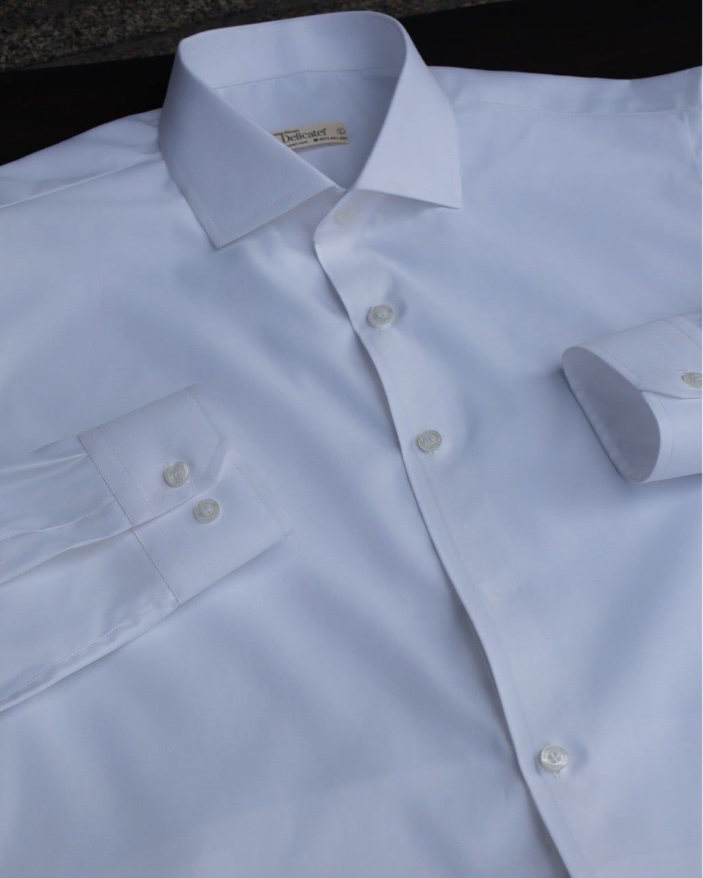  NON IRON | WHITE PLAIN SHIRT 