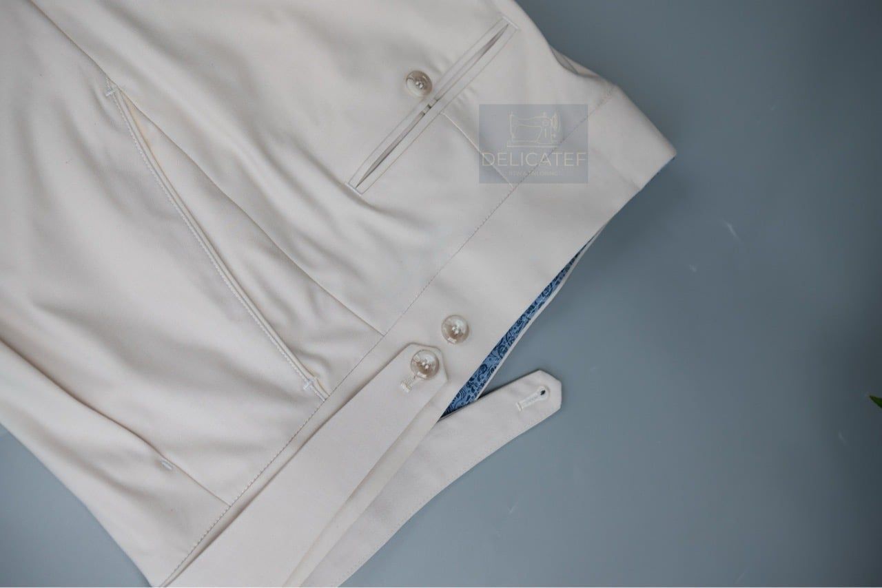  Quần Gurkhar màu Cream - beige nhạt- trắng kem | Premium gurkhar trouser Beige pastel color 