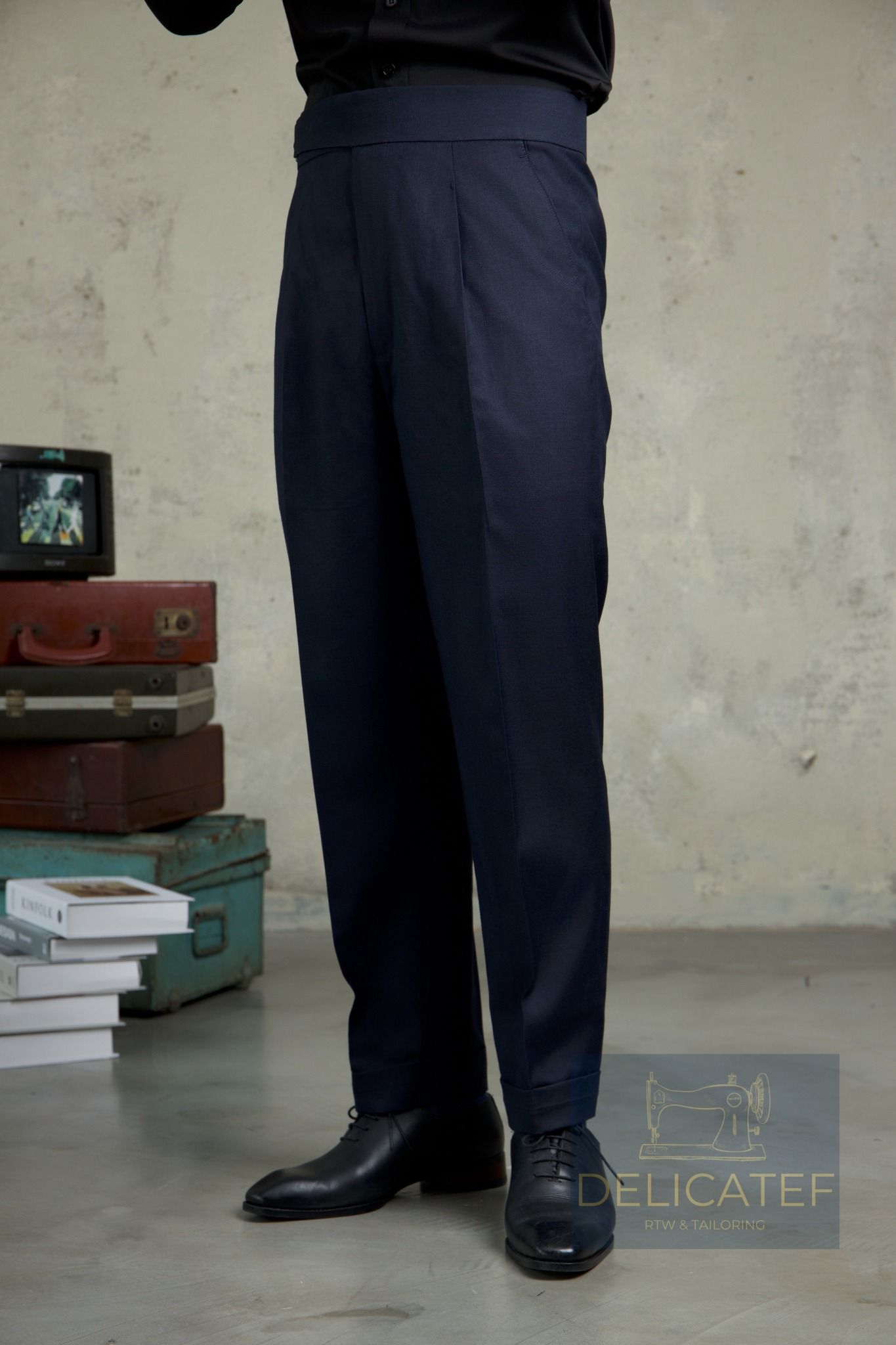  Quần âu Dring màu Xanh xước v2 