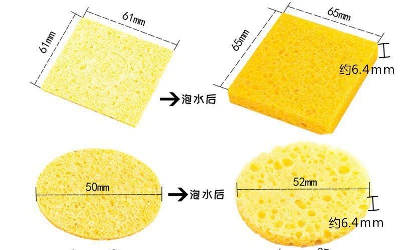 [Có VAT] Miếng Bọt Biển Vệ Sinh Mũi Hàn Kích Thước 6x6 cm / Bọt biển hình tròn 5cm