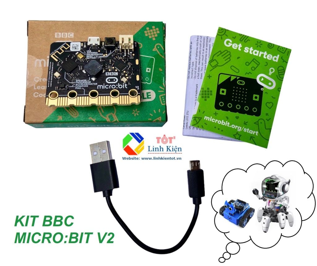 Bộ Dụng Cụ Lập Trình Sáng Tạo Với Microbit - BBC Micro:bit Inventor's Kit
