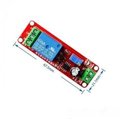 Mạch tạo thời gian trễ đóng ngắt relay NE555 - 3E1