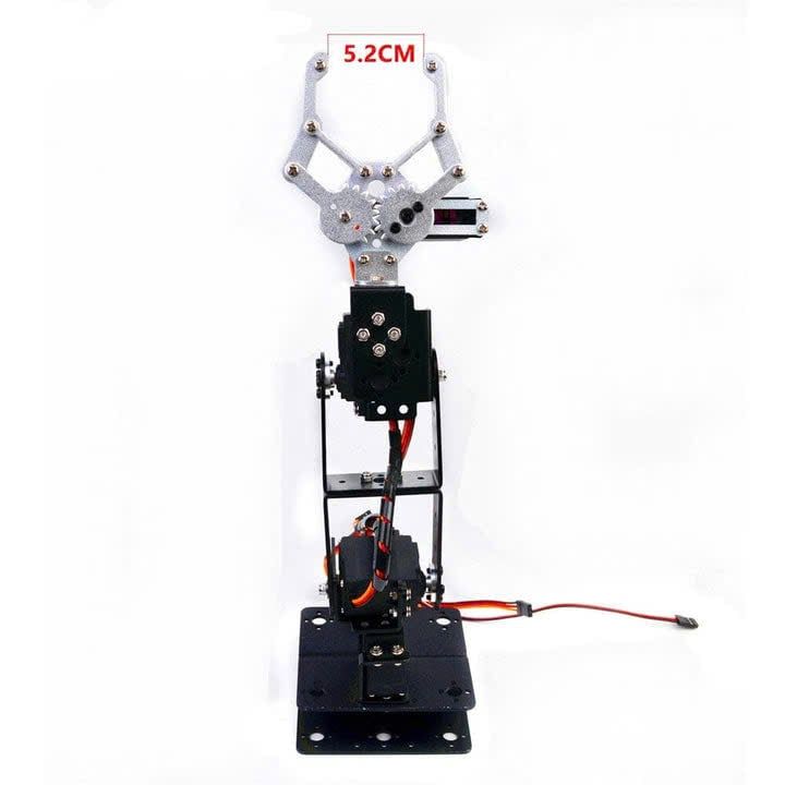 Cánh tay robot 4 bậc - ARM 4 DoF hợp kim nhôm với mỏ kẹp