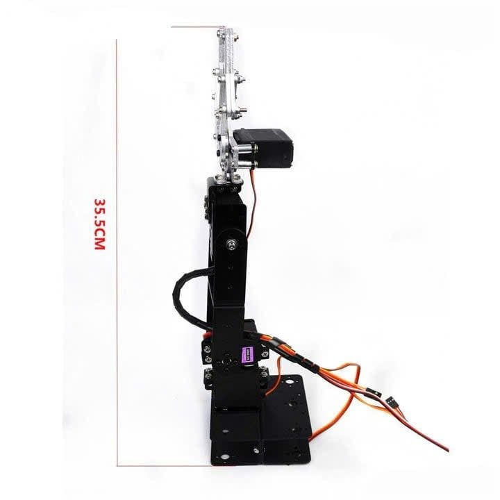 Cánh tay robot 4 bậc - ARM 4 DoF hợp kim nhôm với mỏ kẹp