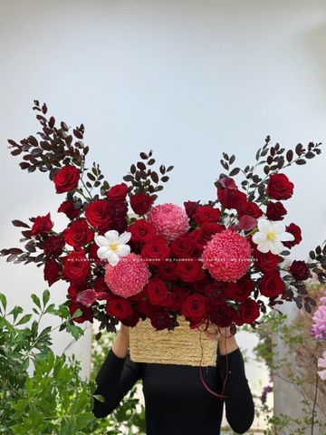 Hộp hoa Sinh Nhật - Chúc Mừng