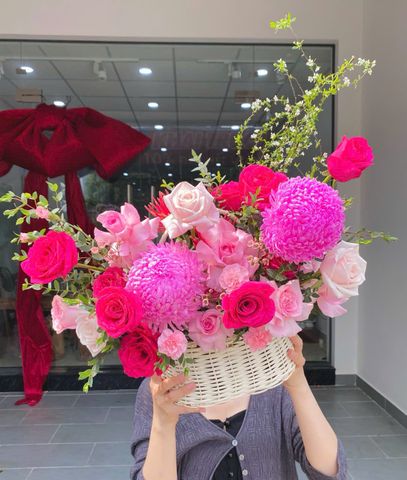 Giỏ hoa Sinh Nhật - Chúc Mừng