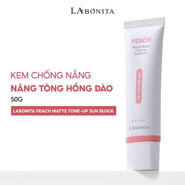  Kem Chống Nắng Labonita Peach Matte Tone-up Sunblock 50g 