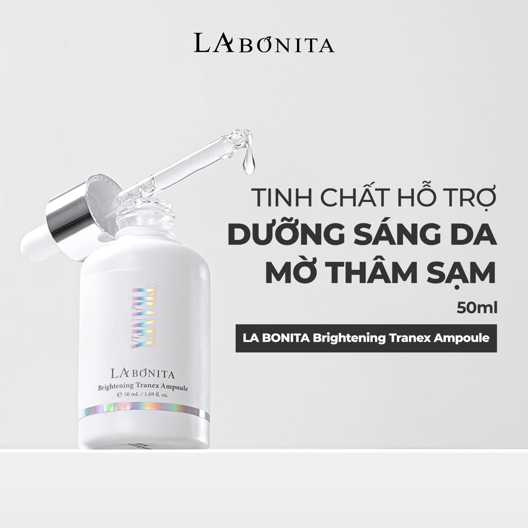 Tinh Chất Hỗ Trợ Dưỡng Sáng Da Mờ Thâm Sạm Labonita Brightening Tranex Ampoule 50ML 