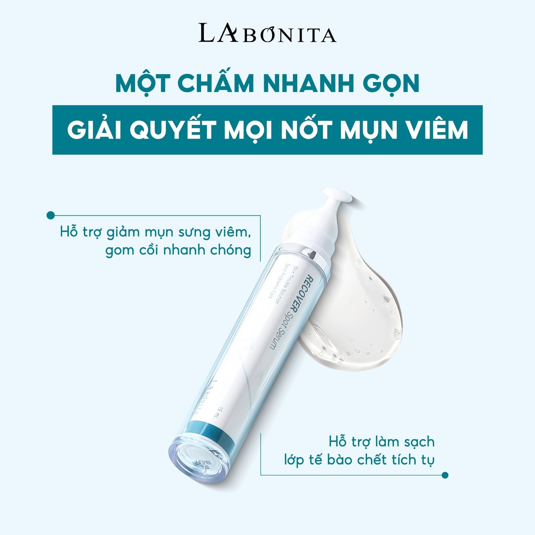  Tinh Chất Chấm Mụn Hỗ Trợ Giảm Mụn Sưng Viêm - Labonita Recover Spot Serum 