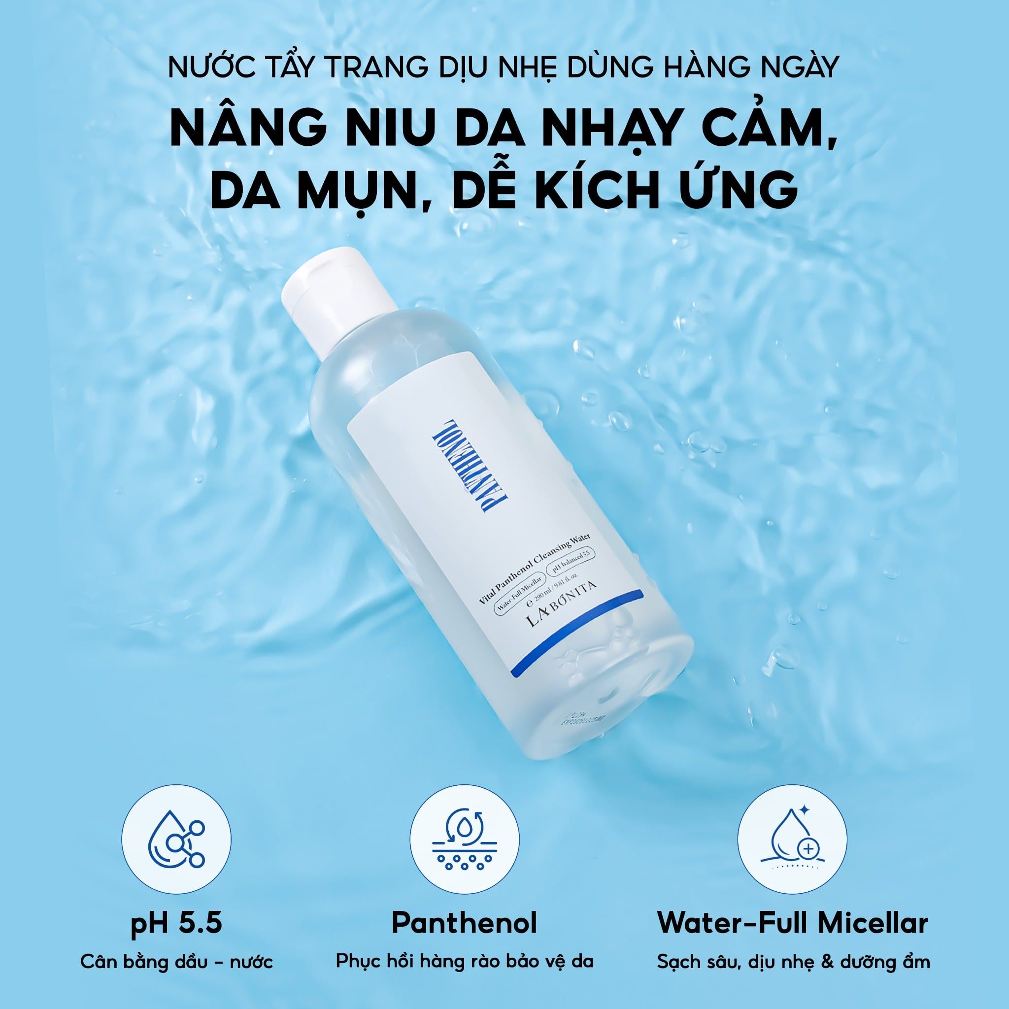  Labonita Vital Panthenol Cleansing Water 
