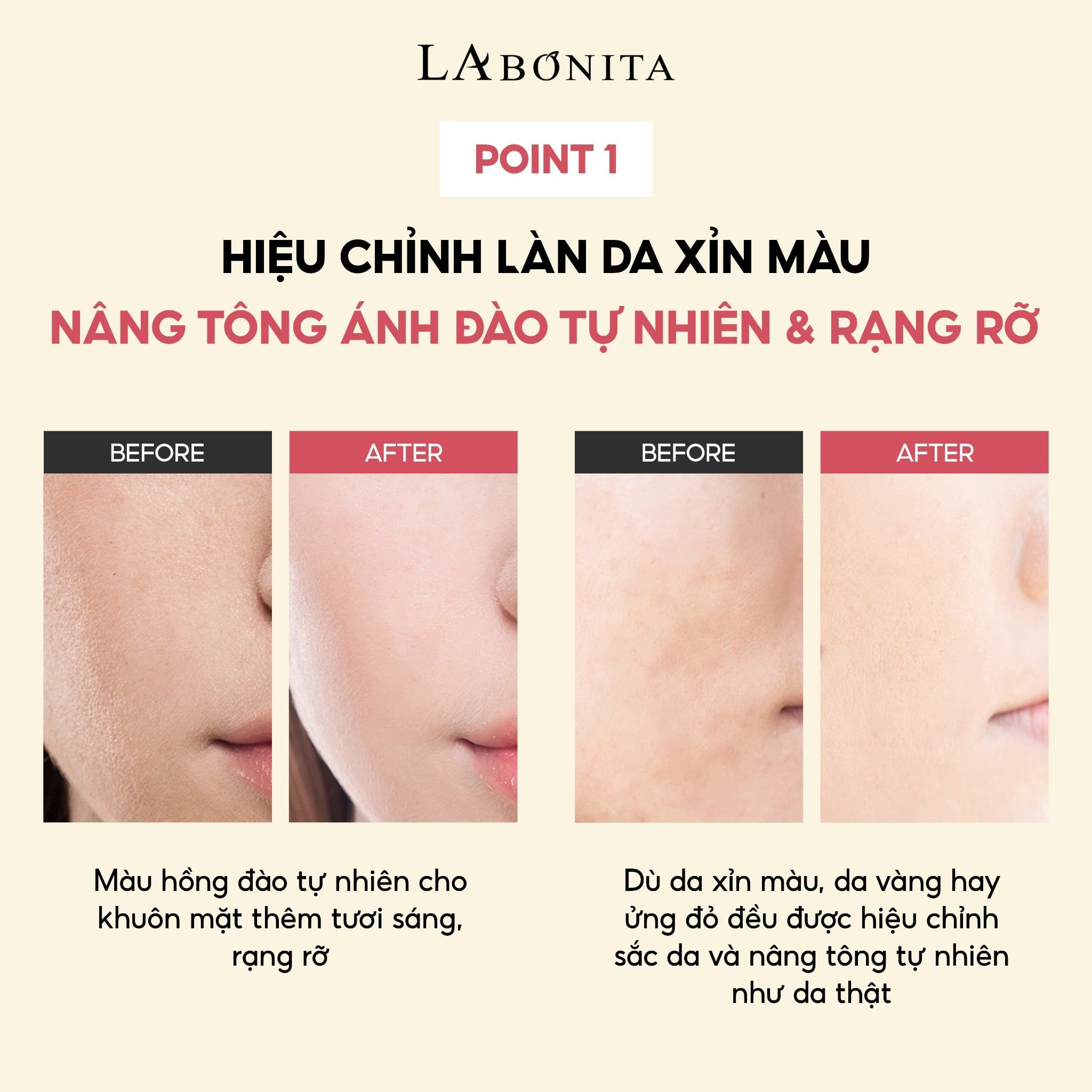  Kem Chống Nắng Labonita Peach Matte Tone-up Sunblock 50g 