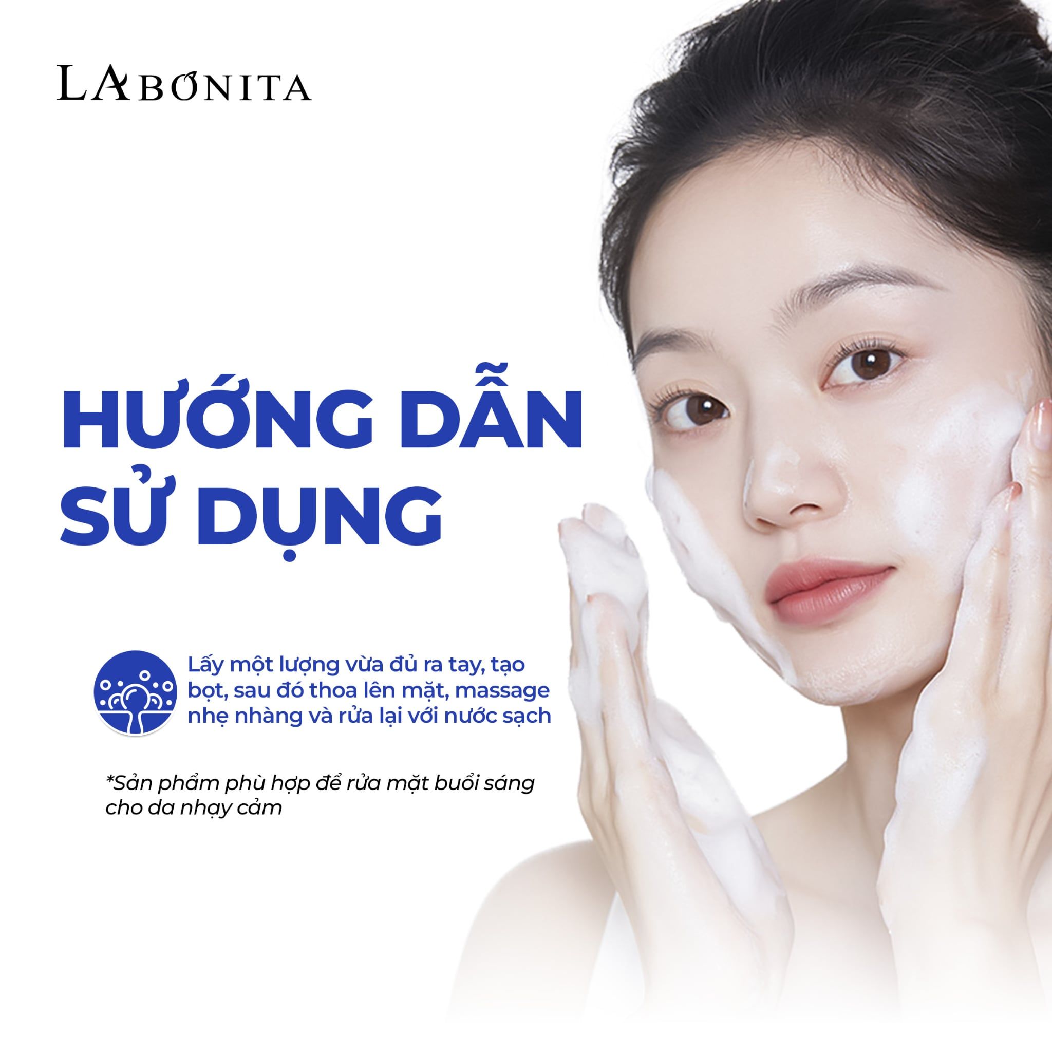  Sữa rửa mặt dịu nhẹ cho da nhạy cảm & mụn nhạy cảm PH 5.5 