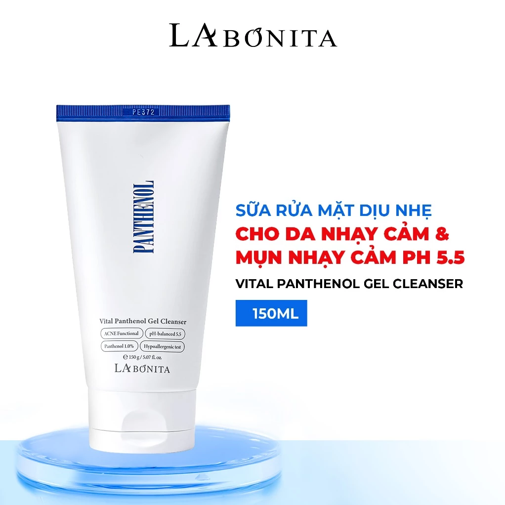  Sữa rửa mặt dịu nhẹ cho da nhạy cảm & mụn nhạy cảm PH 5.5 