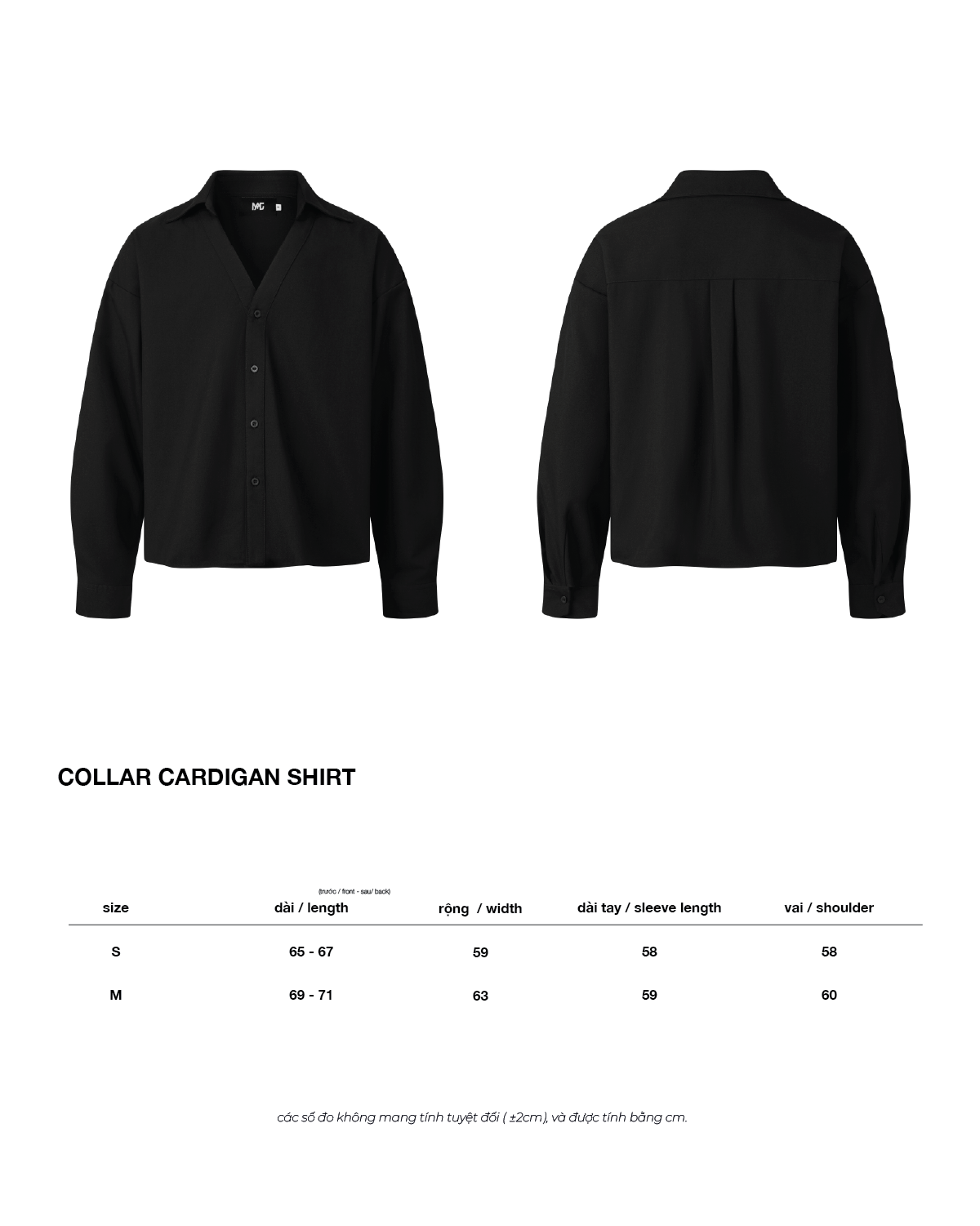  COLLARED CARDIGAN SHIRT 