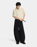  LINEN WELT POCKET SHIRT * cream 