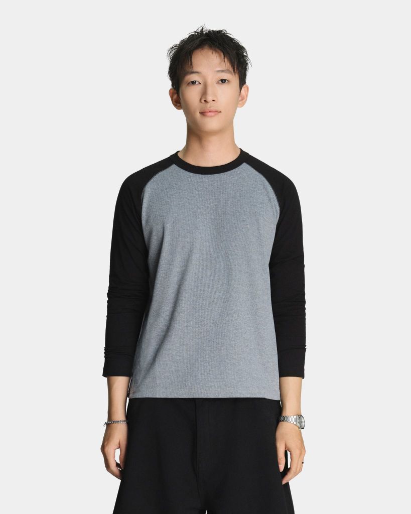  RIB RAGLAN T-SHIRT 