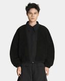  FUR LINED BOMBER JACKET 