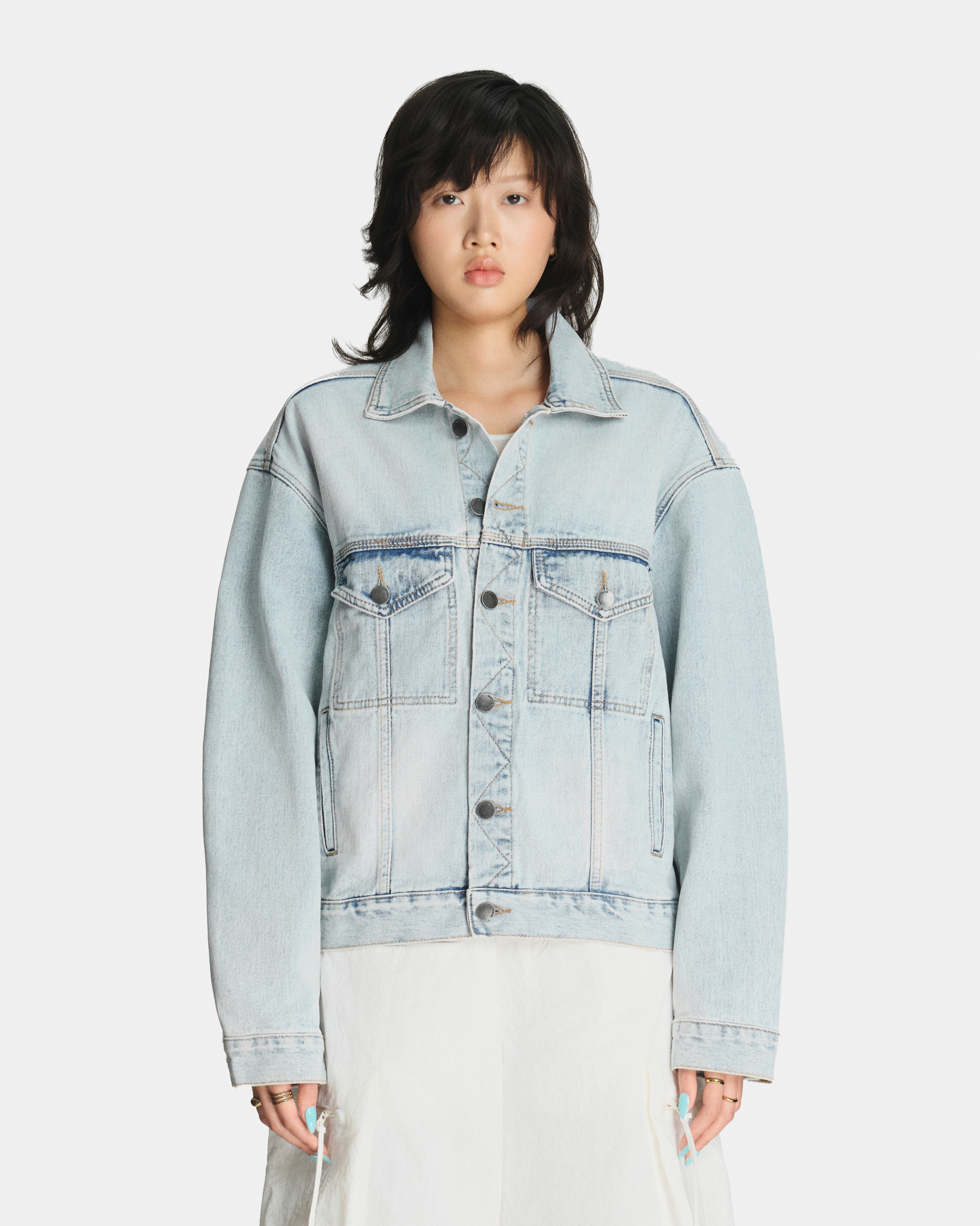 MAHU FADED DENIM JACKET