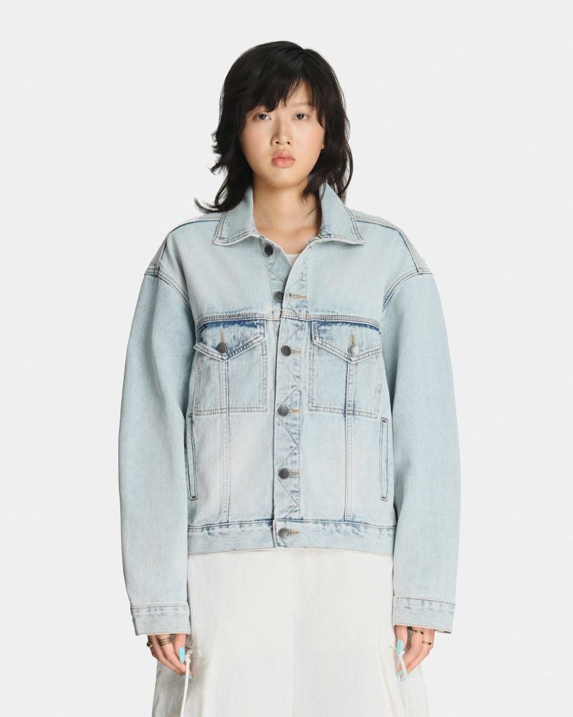  FADED DENIM JACKET * blue 