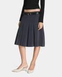  MIDI PLEAT SKIRT * grey 