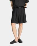  PLEAT SHORTS * black 