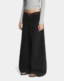  FADED LOOSE JEANS * black 