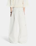  WIDE-LEG PANTS * white 