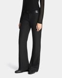  STRIPED FLARED TROUSERS 
