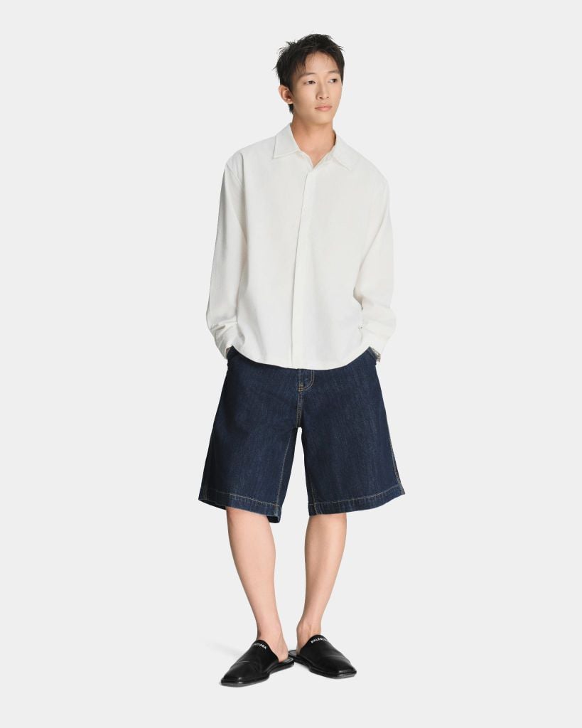  LINEN SHIRT * white 