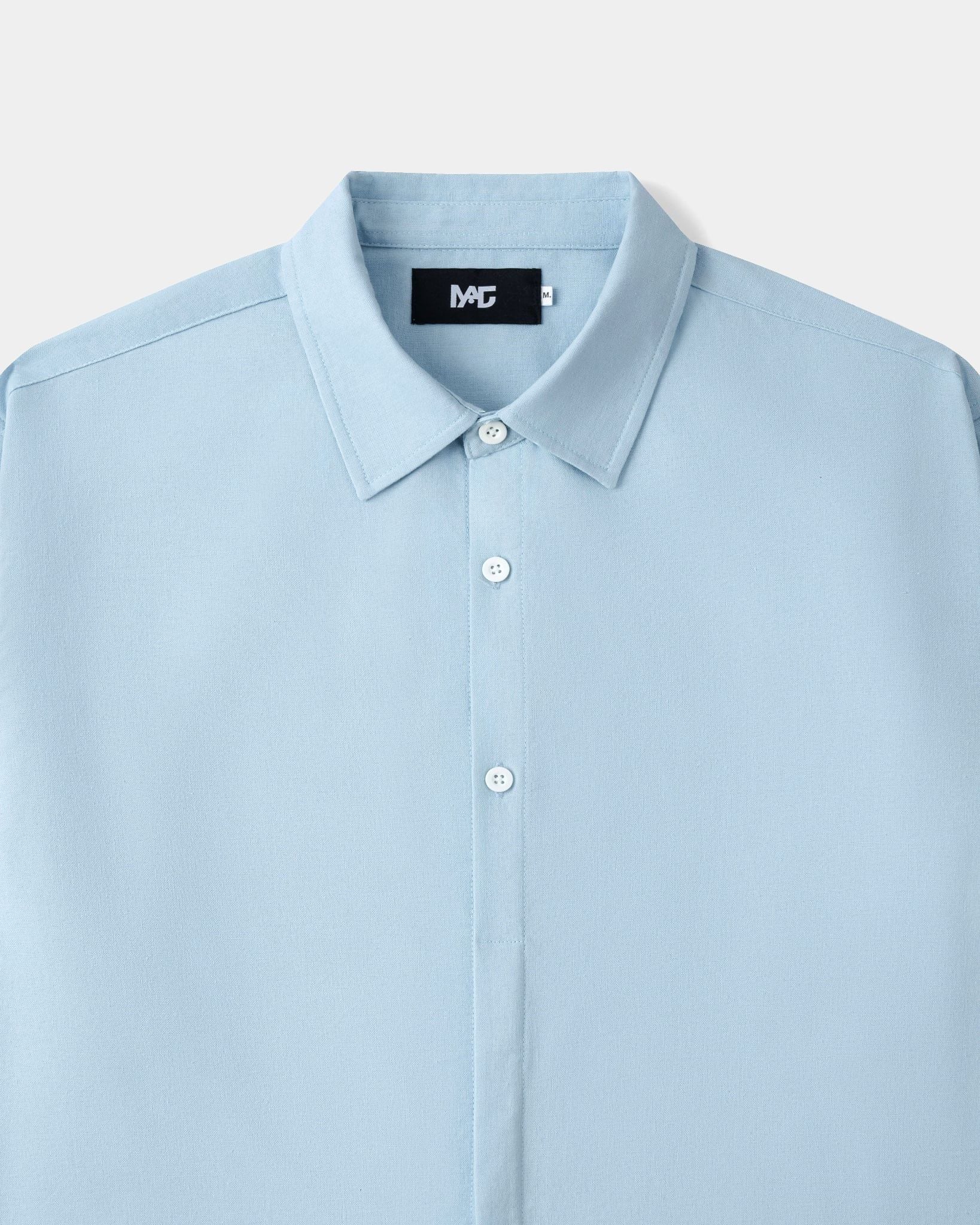  LINEN SHIRT * light blue 