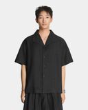  ONE PIECE COLLAR SHIRT * black 