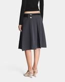 MIDI PLEAT SKIRT * grey 