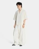  WIDE-LEG PANTS * white 