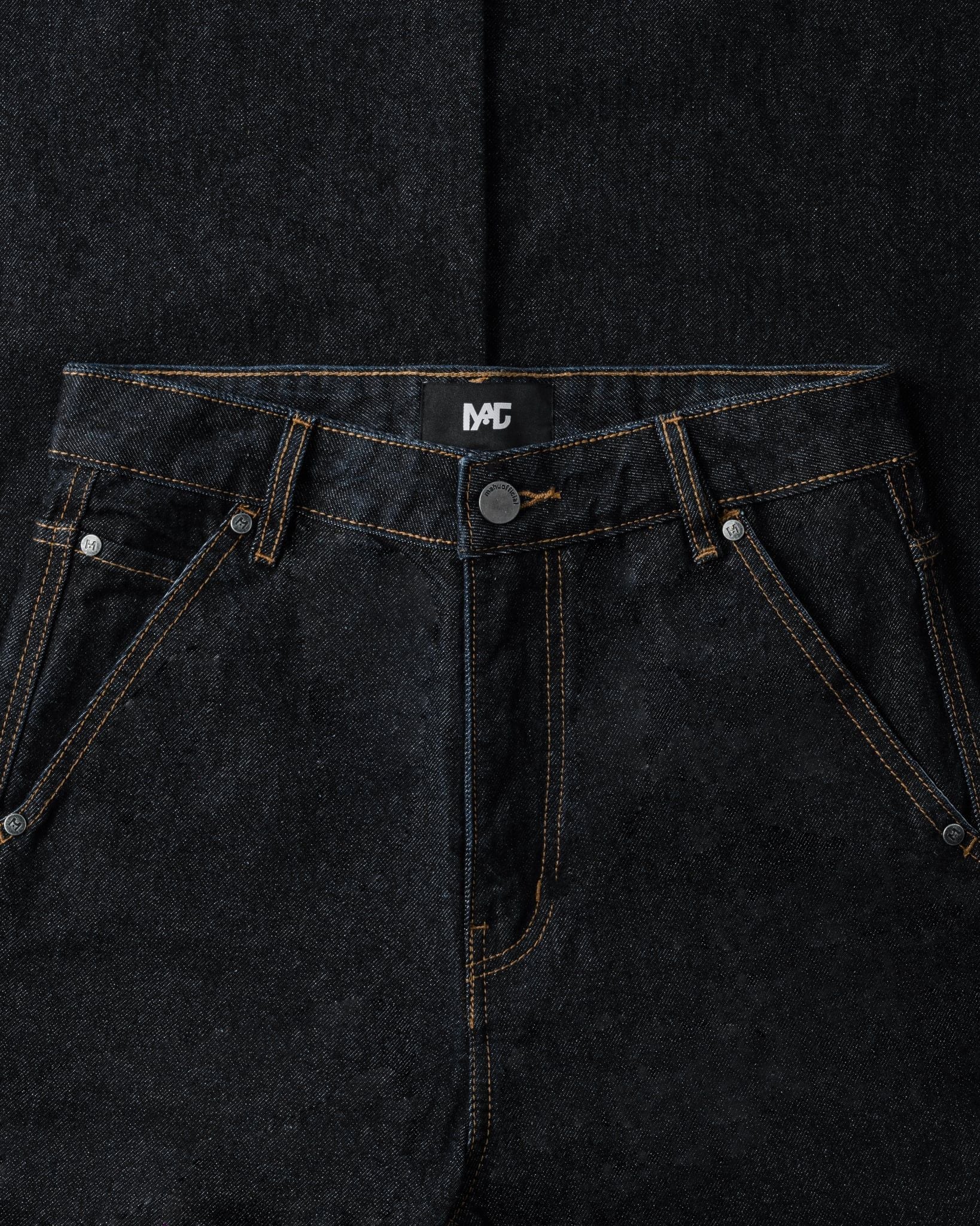  REGULAR DENIM PANTS * black 